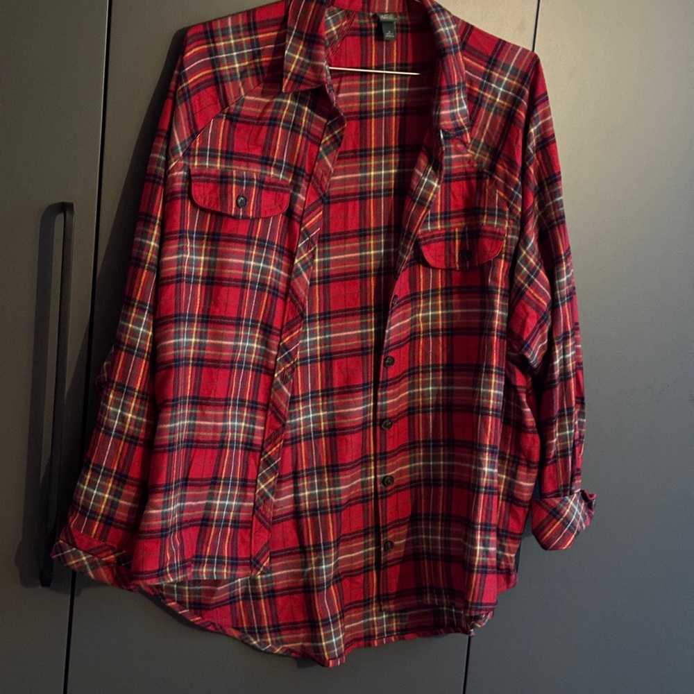 Wild Fable Red Plaid Shirt